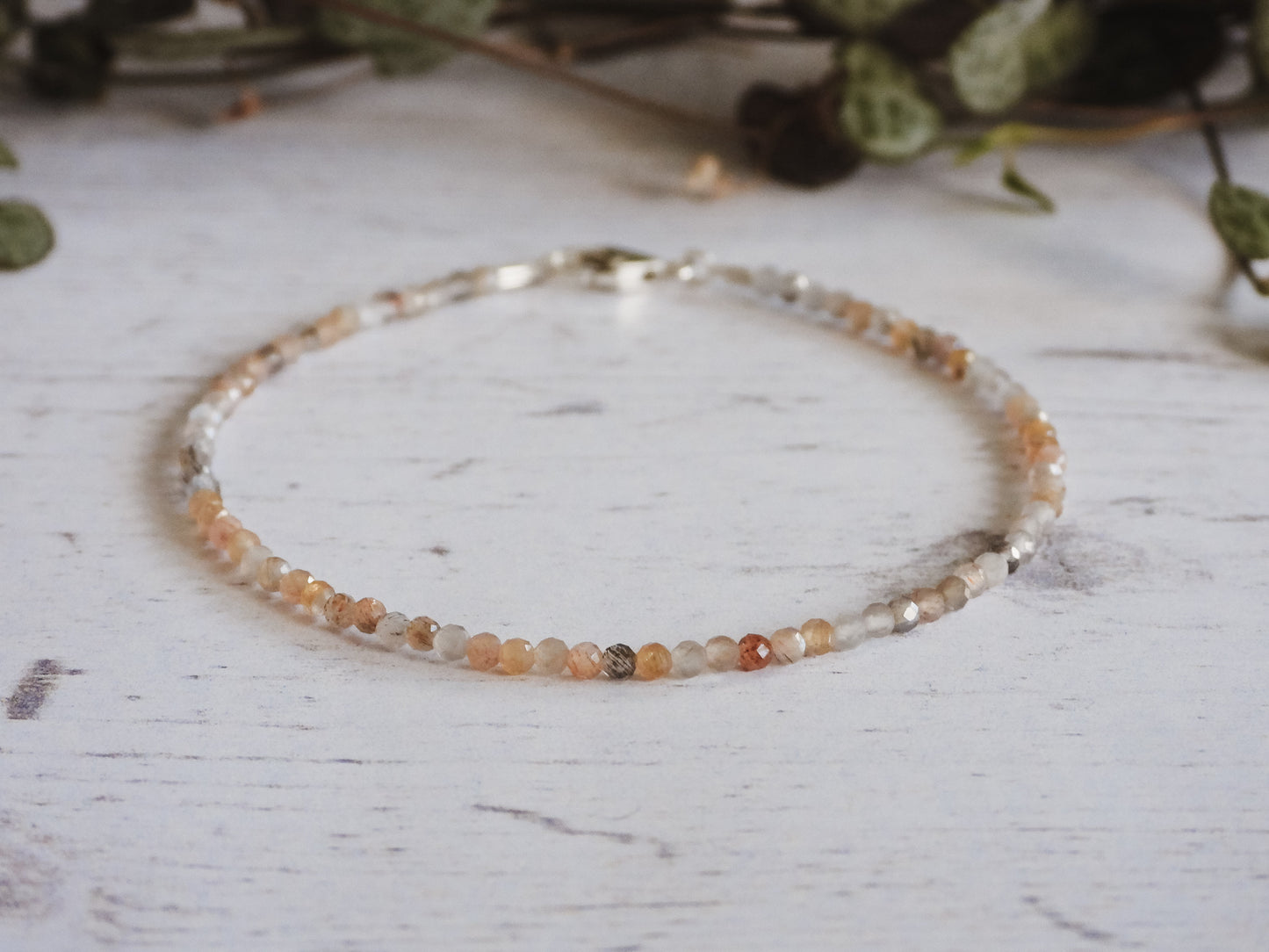 moonstone mixed crystal healing gemstone bracelet