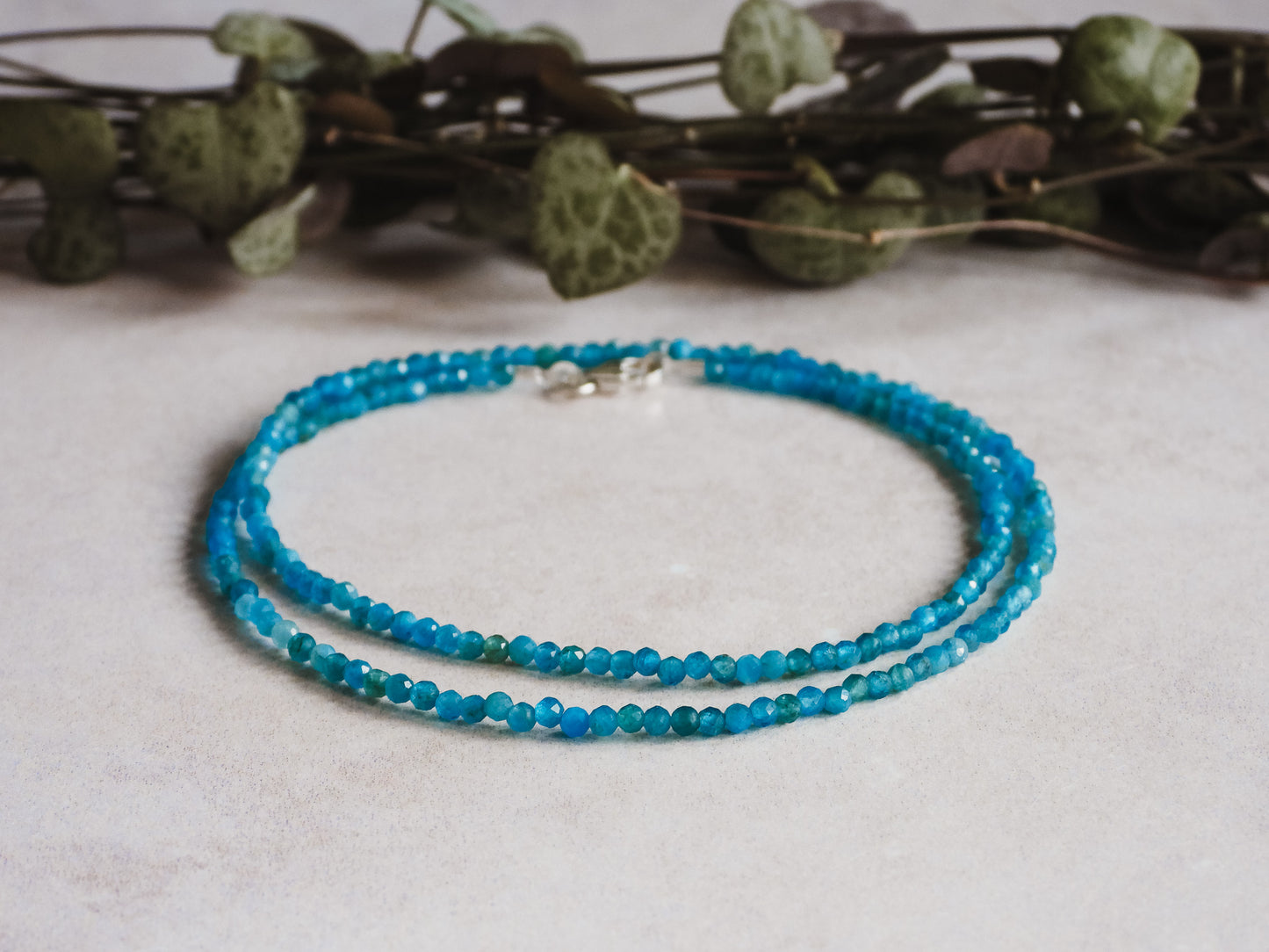 Dainty Apatite "Manifestation" Gemstone Necklace