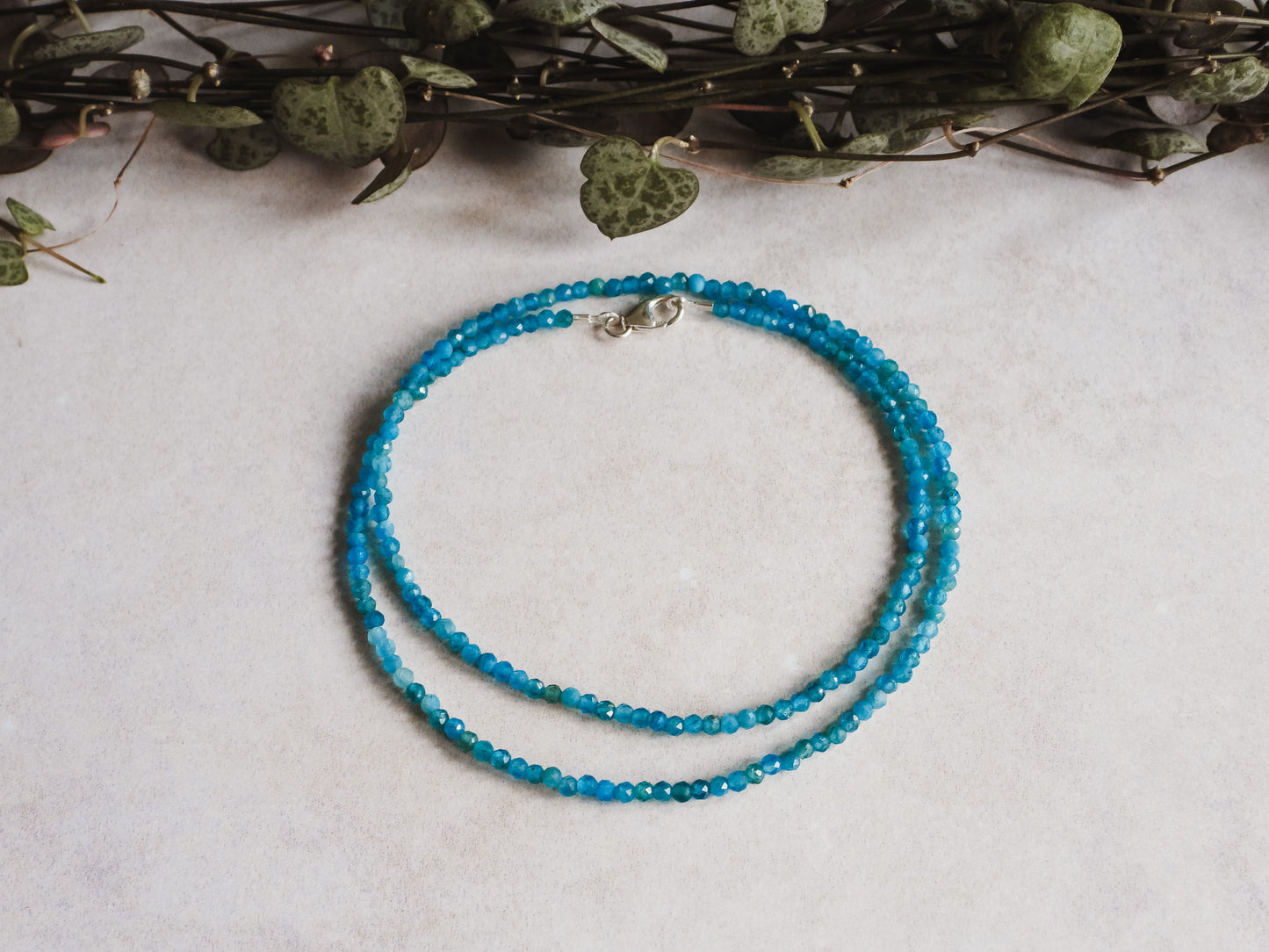 Dainty Apatite "Manifestation" Gemstone Necklace