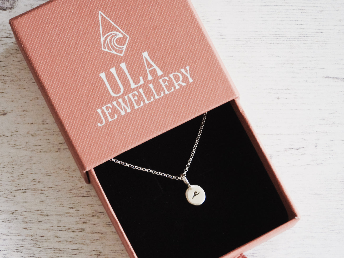 Dainty Wave Charm Necklace