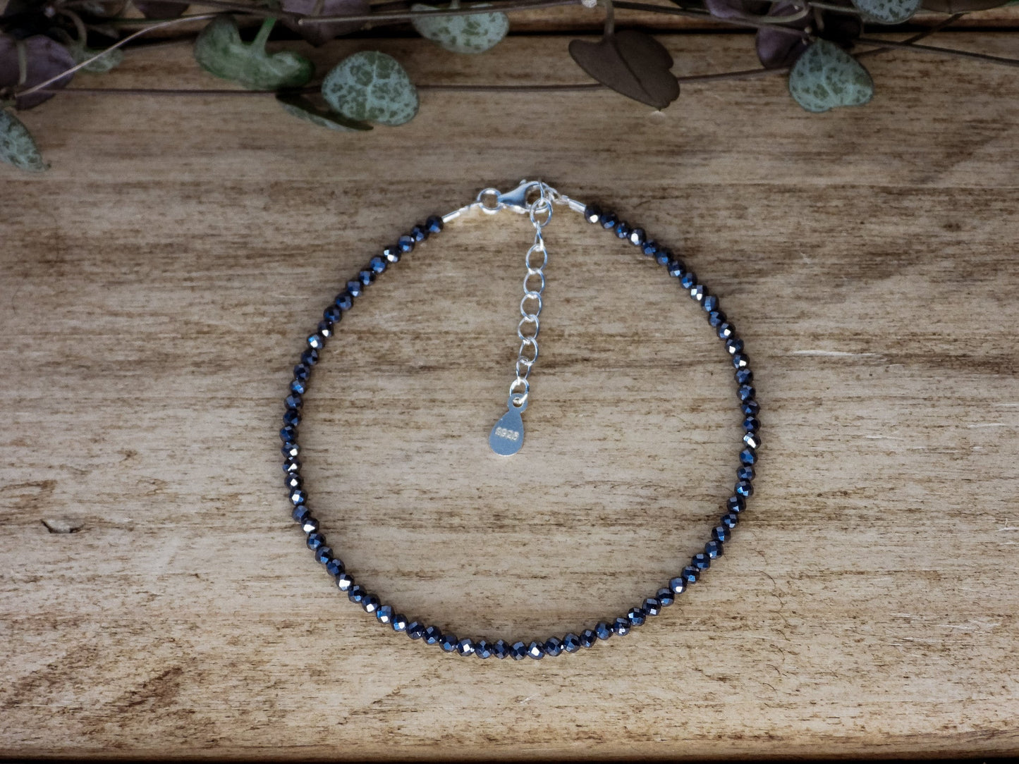 Dainty Terahertz "Power" Gemstone Bracelet