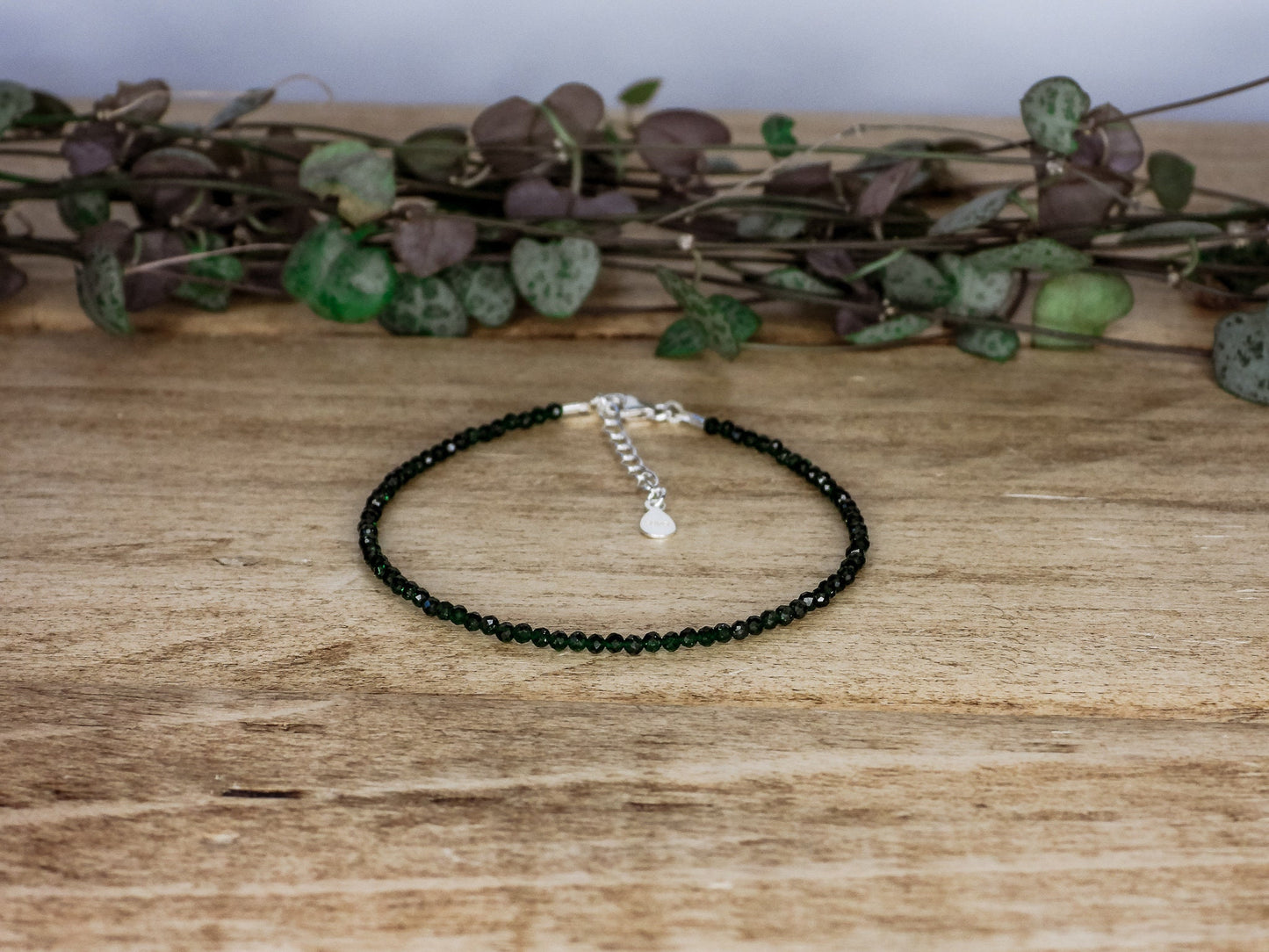 Dainty Green Sandstone "Creativity"  Gemstone Bracelet