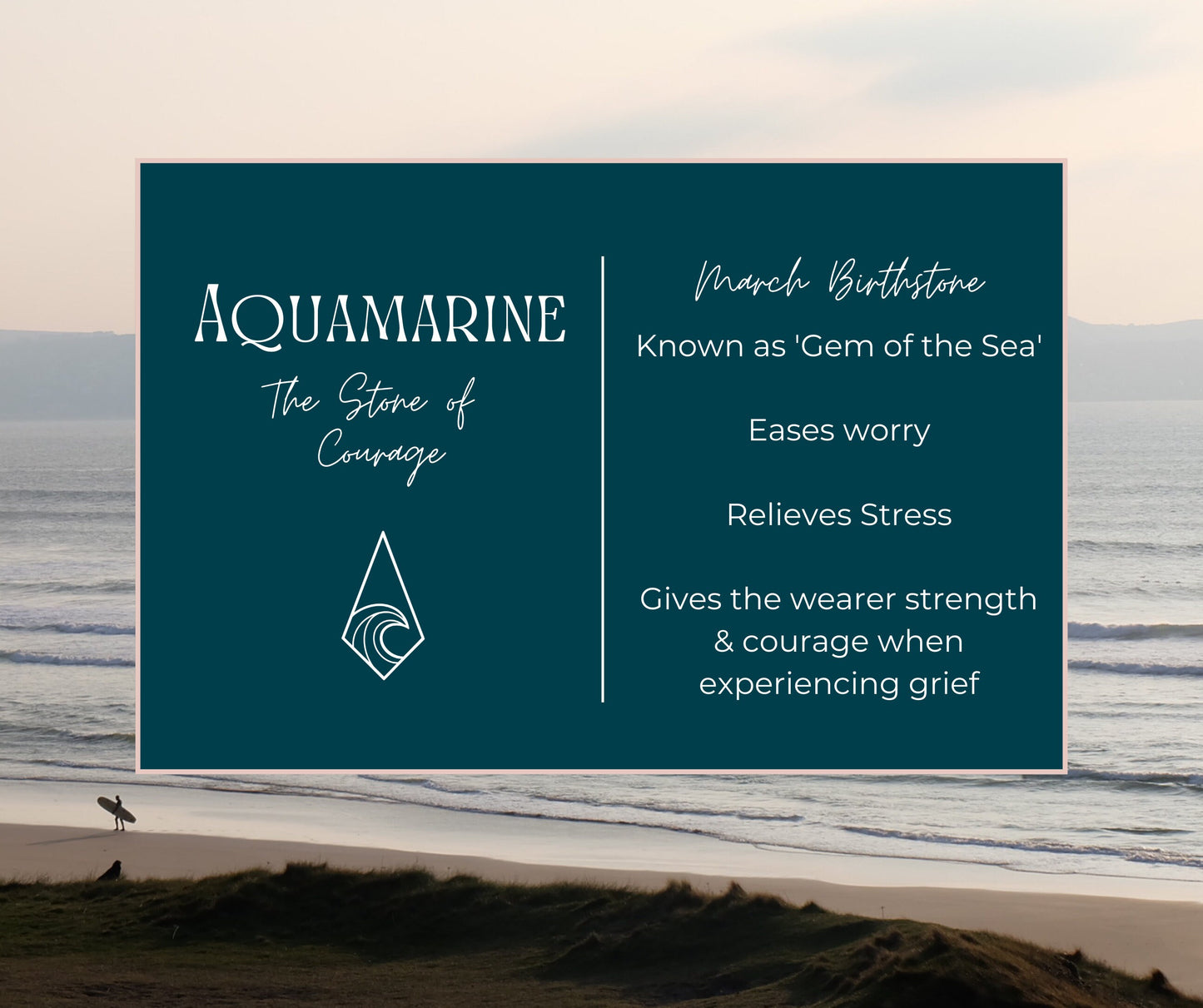 Dainty Aquamarine "Stone of the Sea" Gemstone Anklet | March Birthstone