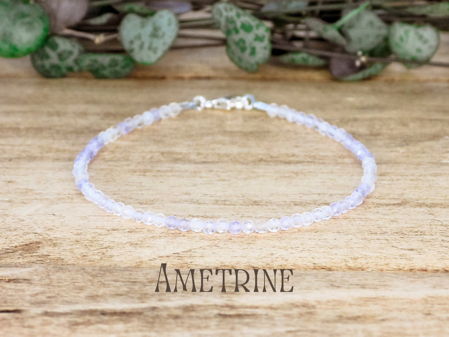 Dainty Ametrine "Balance & Connection" Gemstone Bracelet